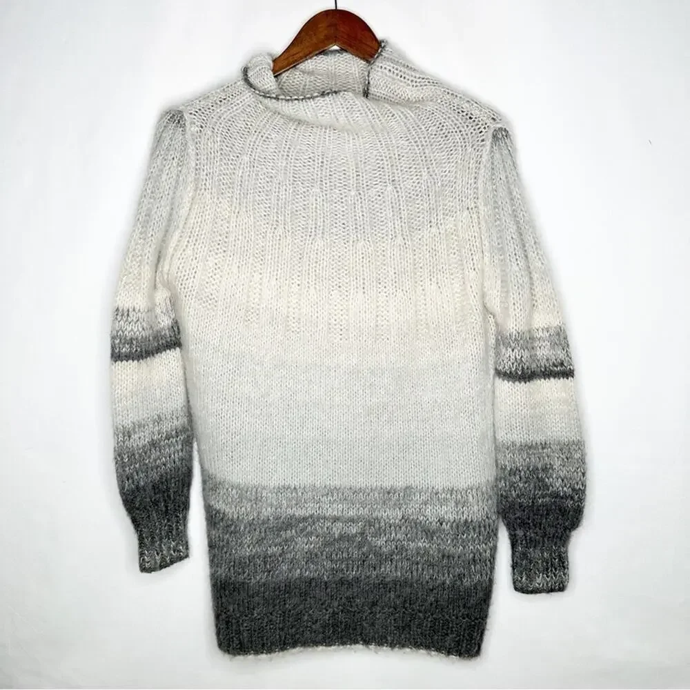 ANTHROPOLOGIE Perri Ombre Stripe Pullover Sweater in XXS - Picture 2 of 5